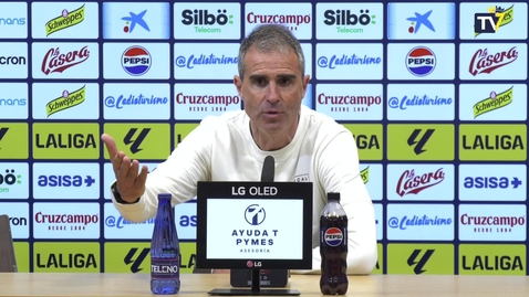 Miniatura para Gaizka Garitano: &quot;En solidez y juego el equipo ha mejorado muchísimo&quot;
