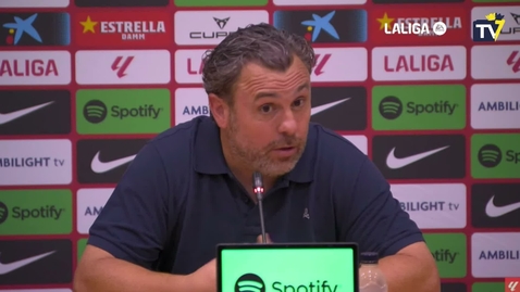 Miniatura para Rueda de prensa de Sergio tras el Barça - Cádiz (20-08-23)
