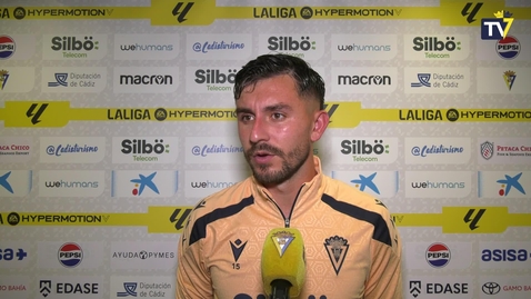 Miniatura para Víctor Chust: &quot;Nos ha faltado matar el partido&quot;