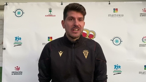 Miniatura para Iván Pernía: &quot;La efectividad en este partido ha sido muy alta&quot; (05/11/2023)