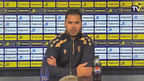 Miniatura para Javi Navarro: &quot;El Alhama B es un equipo muy completo y muy vertical&quot; (13/12/2024)