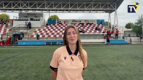 Miniatura para Candela: &quot;Estoy muy feliz por este gran partido que hemos hecho todo el equipo&quot; (13/10/2024)