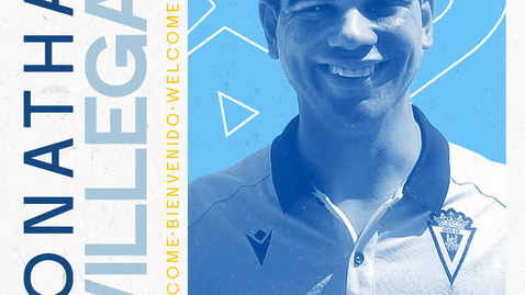 Miniatura para Jonathan Villegas, nuevo jugador del Cádiz CF Genuine