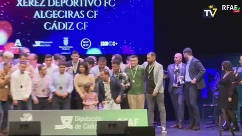 Miniatura para El Cádiz CF Genuine, galardonado en la I Gala de Fútbol Inclusivo (25/10/2023)