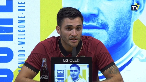 Miniatura para la entrada Maxi Gómez: &quot;Vengo a Cádiz con muchísimas ganas&quot; (23-08-23)