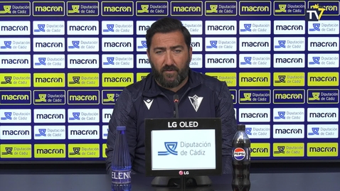 Miniatura para Juanma Cruz: &quot;Tenemos que mejorar en ambas áreas para sumar fuera de casa&quot;