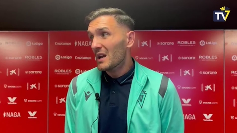 Miniatura para Lucas Pérez en zona mixta tras Sevilla - Cádiz (29-04-22)