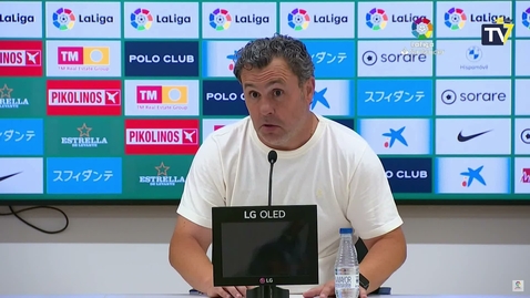 Miniatura para Rueda de prensa de Sergio tras el Elche - Cádiz (04-06-23)
