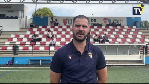 Miniatura para Javi Navarro: &quot;Hemos hecho un digno partido&quot; (13/10/2024)