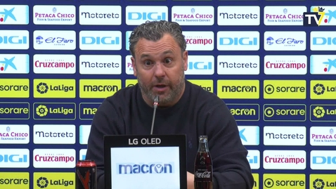 Miniatura para Rueda de prensa de Sergio tras el Cádiz - Girona (10-02-23)