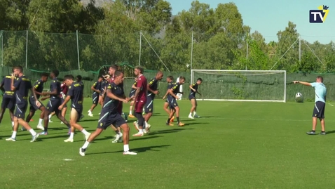 Miniatura para la entrada El Cádiz realizó su último entrenamiento en Marbella (28-07-22)