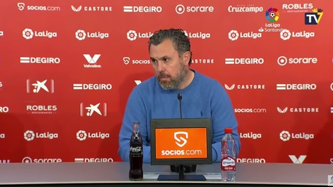 Miniatura para Rueda de prensa de Sergio González tras el Sevilla - Cádiz (21-01-23)