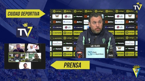 Miniatura para RP Sergio González previa Levante-Cádiz (21-01-22)