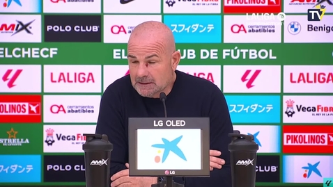 Miniatura para Paco López: &quot;El fútbol ha vuelto a ser cruel con nosotros&quot;