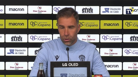 Miniatura para Alberto Cifuentes: &quot;No pensamos en nada que no sea ganar el partido&quot;