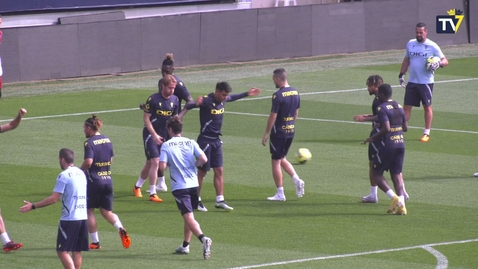 Miniatura para Sesión de estrategia en el estadio pensando en el Valencia (28-04-23)