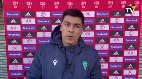 Miniatura para Tomas Alarcón tras el Fuenlabrada-Cádiz de Copa del Rey