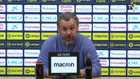 Miniatura para Rueda de prensa de Sergio tras el Cádiz - Elche (16-01-23)