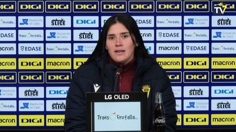 Miniatura para Sarita Sánchez: &quot;Hemos solventado bien el partido&quot; (09/03/2024)