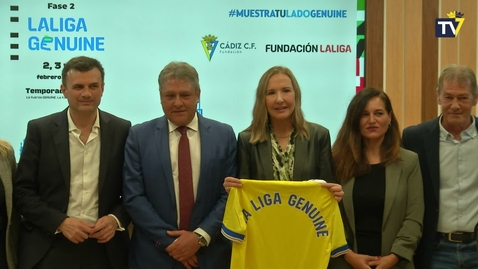 Miniatura para Presentada la segunda fase de LALIGA GENUINE en Cádiz (17/01/2024)