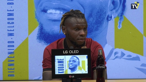 Miniatura para Kouamé: &quot;Estoy muy feliz de estar aquí en Cádiz&quot; (06-09-23)
