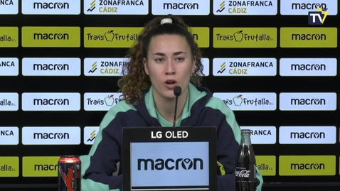 Miniatura para María GV: &quot;Los tres puntos nos los merecemos&quot;