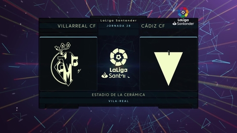 Miniatura para Resumen J28 20/21 Villarreal-Cádiz