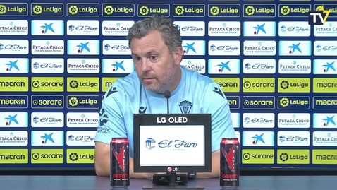Miniatura para Rueda de prensa de Sergio en la previa del Trofeo Carranza (03-08-22)