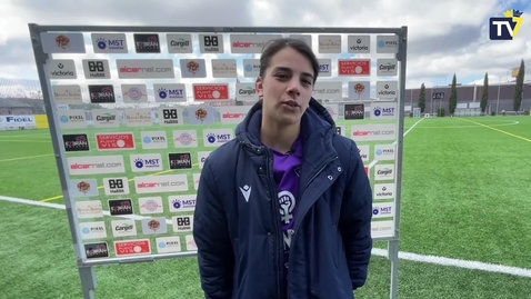 Miniatura para Valeria: &quot;Ha sido un partido bonito&quot;
