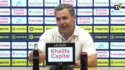 Miniatura para Rueda de prensa de Sergio tras el Cádiz - Villarreal (01-10-22)