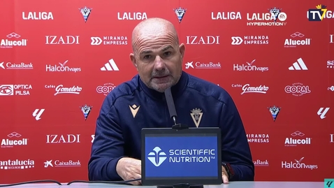 Miniatura para Paco López: &quot;Los dos equipos hemos buscado la victoria&quot;