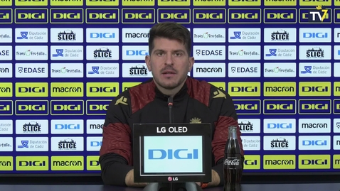 Miniatura para Iván Pernía: &quot;Una motivación extra por ser el primer partido del año en casa&quot; (12/01/2024)