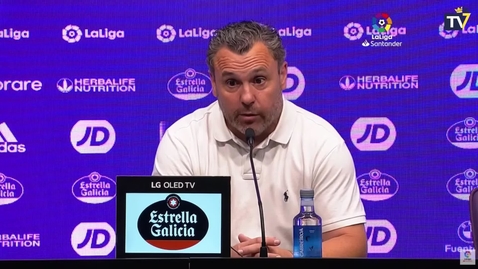 Miniatura para la entrada Rueda de prensa de Sergio González tras el Valladolid - Cádiz (16-09-22)