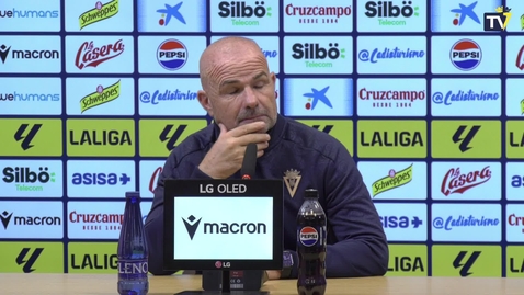 Miniatura para Paco López: &quot;Hemos sabido jugar el partido&quot;
