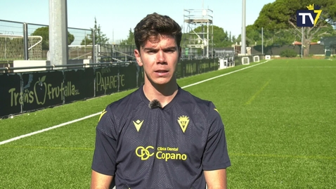 Miniatura para Rafa Llorente: &quot; He venido al sitio indicado para aprender y crecer&quot;