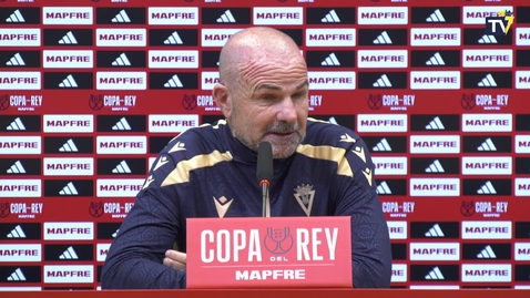 Miniatura para Paco López: &quot;El partido ha estado muy igualado&quot;