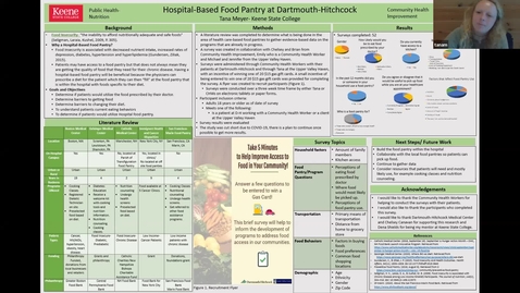 Thumbnail for entry Hospital-Based Food Pantry at Dartmouth Hitchcock