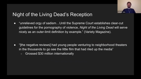 Thumbnail for AEC Presentation: Independent Cinema: Creative Negotiations