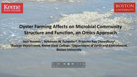 Thumbnail for Oyster Farming Affects on Microbial Community Structure