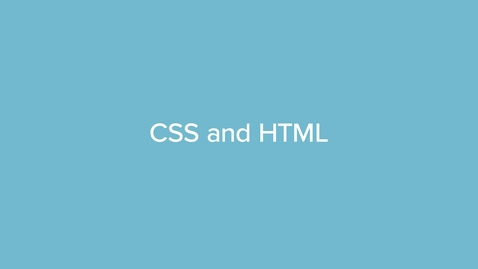 Thumbnail for QF09E CSS and HTML