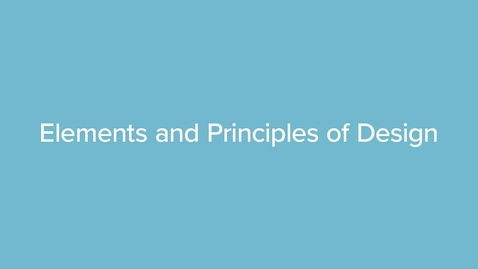 Thumbnail for QZ06B Elements and Principles of Design