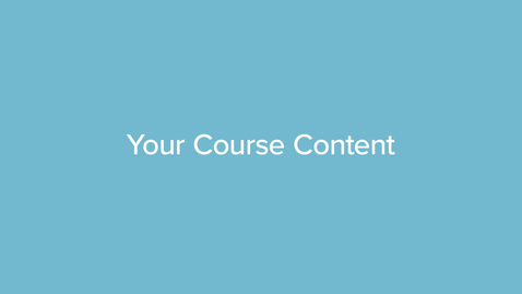 Thumbnail for Your Course Content