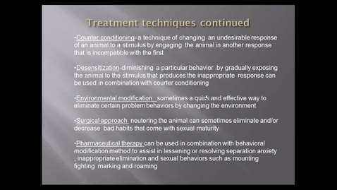 Thumbnail for Intro To Vet Tech Webinar - Treatment Techniques / Client Education