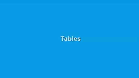 Thumbnail for Tables
