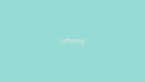 Thumbnail for A15 Lettering