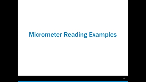 Thumbnail for Reading Micrometers, Part 3