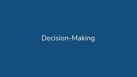 Thumbnail for Decision-Making