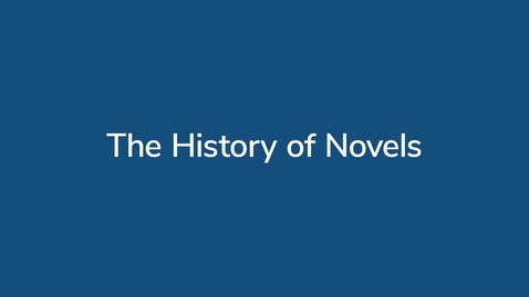 Thumbnail for The History of the Novel