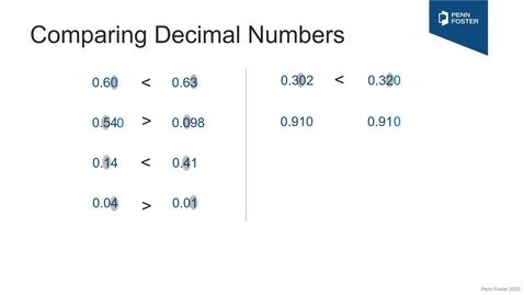 Thumbnail for Comparing Decimal Numbers