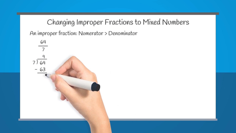 Thumbnail for Improper Fractions and Mixed Numbers